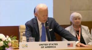 Joe Biden Struggles to Read His Notecards at G20 Summit, Mispronounces Mohammed Bin Salman’s Name (VIDEO)