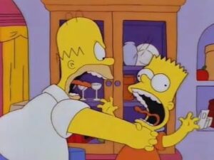 REPORT: The Simpsons Will No Longer Show Homer Strangling Bart Because ‘Times Have Changed’