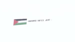 Airplane Flies Banner Over Harvard University That Reads, ‘Harvard Hates Jews’ (VIDEO)