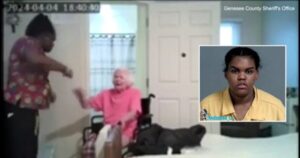 PURE EVIL: Michigan Caregiver Viciously Beats Helpless 93-Year-Old Dementia Patient Before Choking Her – Victim’s Daughter Reveals How Family Caught the Attack on Tape (VIDEO)