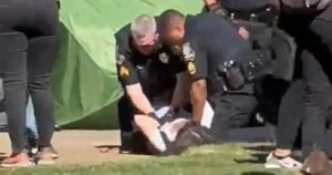 Police Officers Show No Mercy as They Break Up Illegal Protest Held by Unruly Anti-Israel and Anti-Cop Protesters at Emory University in Atlanta (VIDEOS)