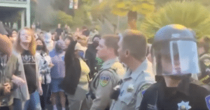 Cal Poly Humboldt Pro-Palestinian Students Occupy Campus Building, Attack Police (Video)
