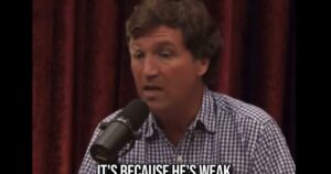 “Weak People Become a Host for Evil – That’s Exactly What’s Happening to Mike Johnson” – Tucker Carlson Explains the Metamorphosis of Mike Johnson with Joe Rogan (VIDEO)