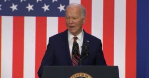 HE’S SHOT: Biden Crumbles During New Hampshire Speech: “After I Signed the Pack-Anderl-An-Pack-At-Lack-Act Into Law” (VIDEO)