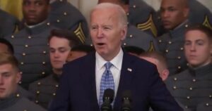 HE’S SHOT: Biden Heavily Slurs as He Presents Commander-in-Chief’s Trophy to Army (VIDEO)