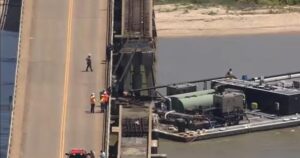 BREAKING: Barge Collides with Galveston Bridge, Causing Partial Collapse and Oil Spill (VIDEO)