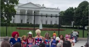 Sign of the Times: Drag Queens Take Over National Mall, Create Spectacle at Lincoln Memorial and White House