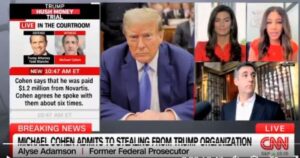 Alvin Bragg Loses CNN: Former Federal Prosecutor Blasts Trump Show Trial over Cohen’s Lies that “Cut at the Heart of the Evidence” (VIDEO)