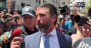 WATCH: “Not What This Republic Stands For” – Don Jr. Slams Marxist Democrats’ Witch Hunt Persecution Against President Trump, Says Jurors Will Likely be Swayed by “Undue Pressure” Outside Trump Show Trial