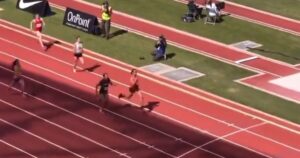 MUST SEE: Stadium Boos Loudly After Biological Male Athlete Wins Women’s 200 Meter Dash at Oregon State Track and Field Championships (VIDEO)