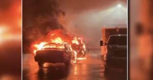 “Let 10 Million Cop Cars Burn!” – Radical Pro-Hamas Terror Group ‘Rachel Corrie’s Ghost Brigade’ Admits to Torching 15 Portland Police Cars in ‘Preemptive Attack’