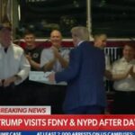 President Trump Receives Warm Welcome as He Delivers Pizzas to Heroic New York Firefighters After Long Day in Court (VIDEO)