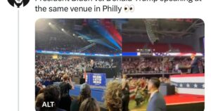 Desperate Biden Camp Posts “Cheap Fake” of Biden vs. Trump at Same Philly Venue – Here’s What the Biden (Obama-Fetterman) Event Actually Looked Like (VIDEO)