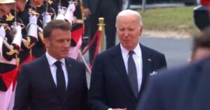 HOT MIC: Biden Caught on Hot Mic Telling Macron His Team’s Plan to Get Him Out of D-Day Celebration Early (VIDEO)