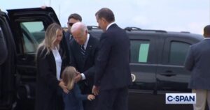 Gross. Joe Biden Can’t Help Himself – Kisses Young Grandson on the Mouth Following Hunter Conviction (VIDEO)