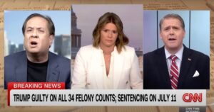 “You’re Lying… You’re Lying About the Law!” — George Conway Melts Down When GOP Strategist Predicts Trump’s Conviction Will Backfire on Democrats (VIDEO)