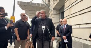 “There is Not a Prison Built or a Jail Built That Will Ever Shut Me Up” – Bannon Speaks to Reporters After Judge Orders Him to Prison on July 1 – VIDEO