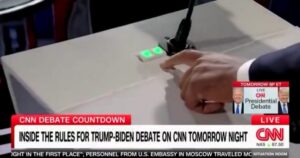 WATCH: CNN Demonstrates How They’ll Mute Trump’s Microphone During Debate