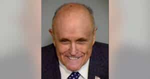 Rudy Giuliani Smirks in Mugshot in Arizona Alternate Electors Lawfare Case