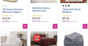 Nineteen Clearance Items At MyPillow’s “Closeout And Overstock Sale” (Up To 80% Off)